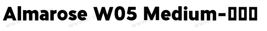 Almarose W05 Medium字体转换